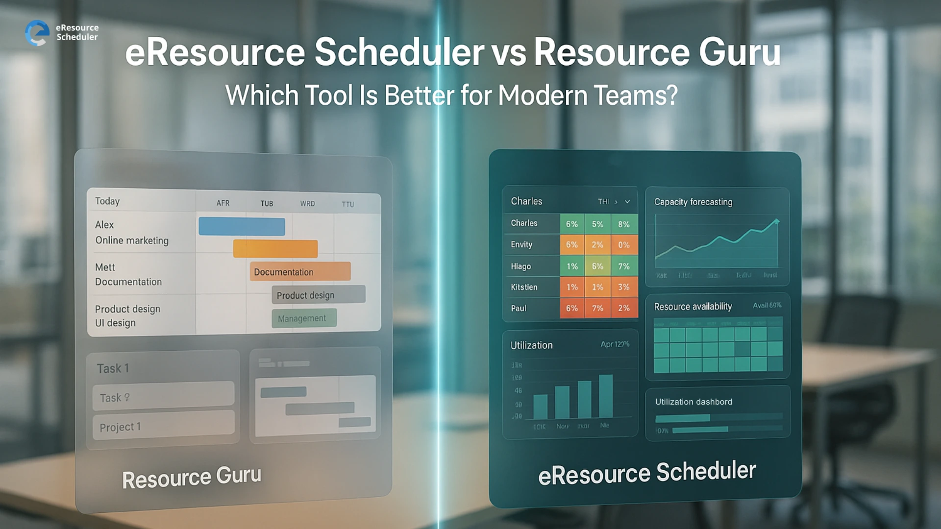 eResource Scheduler vs Resource Guru for Modern Teams