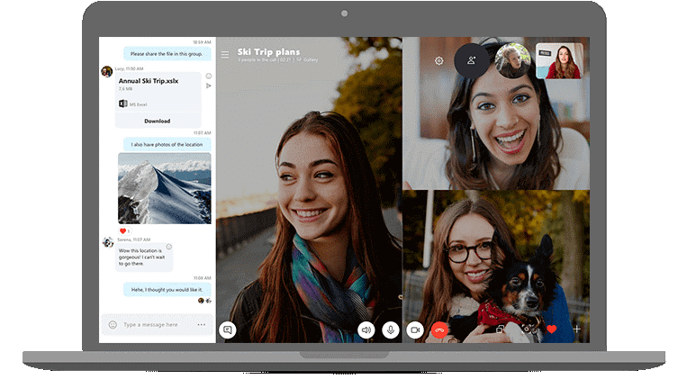 Skype: Group Video Chat