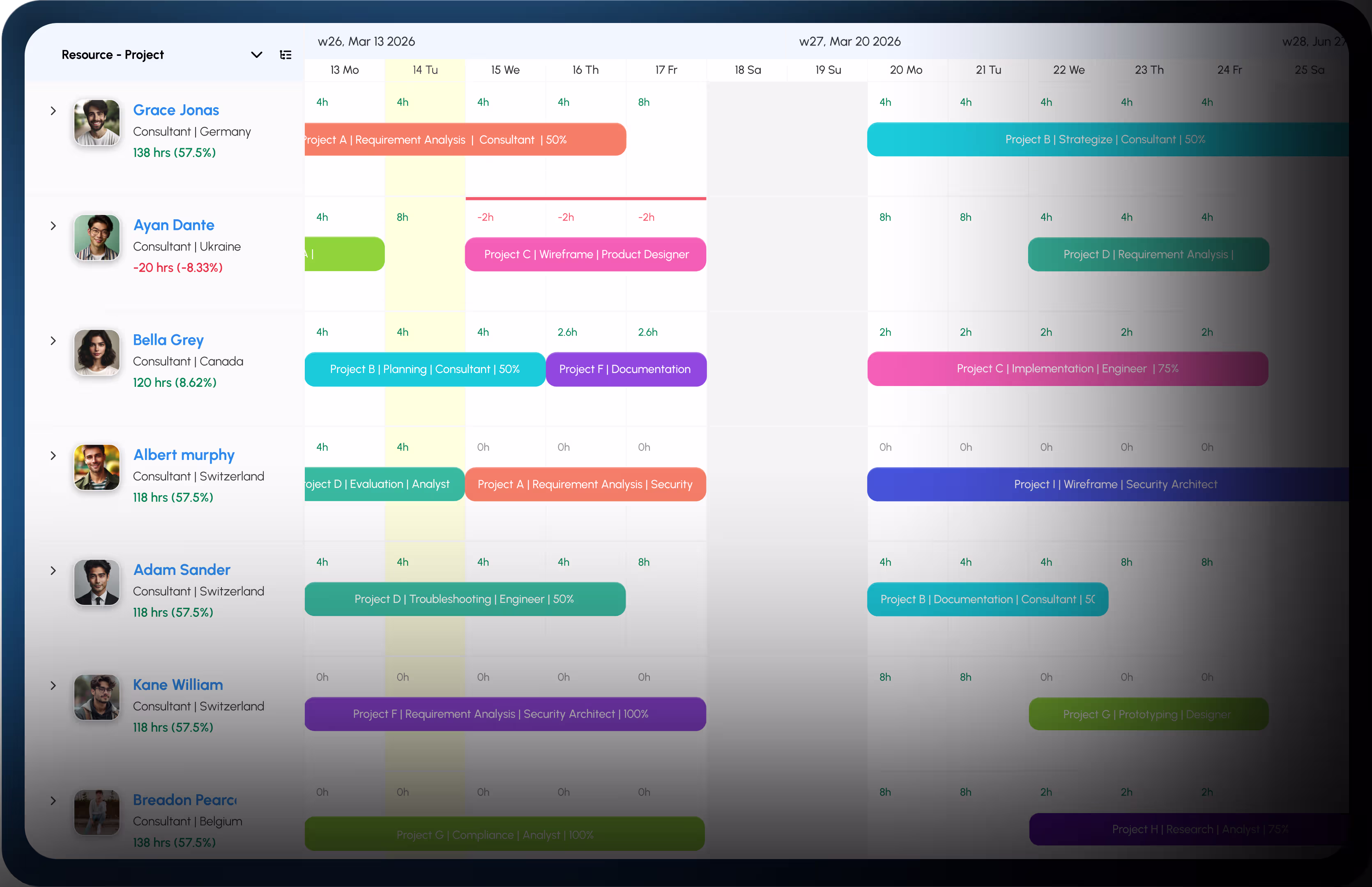 eResource Scheduler desktop application with mobile app overlay