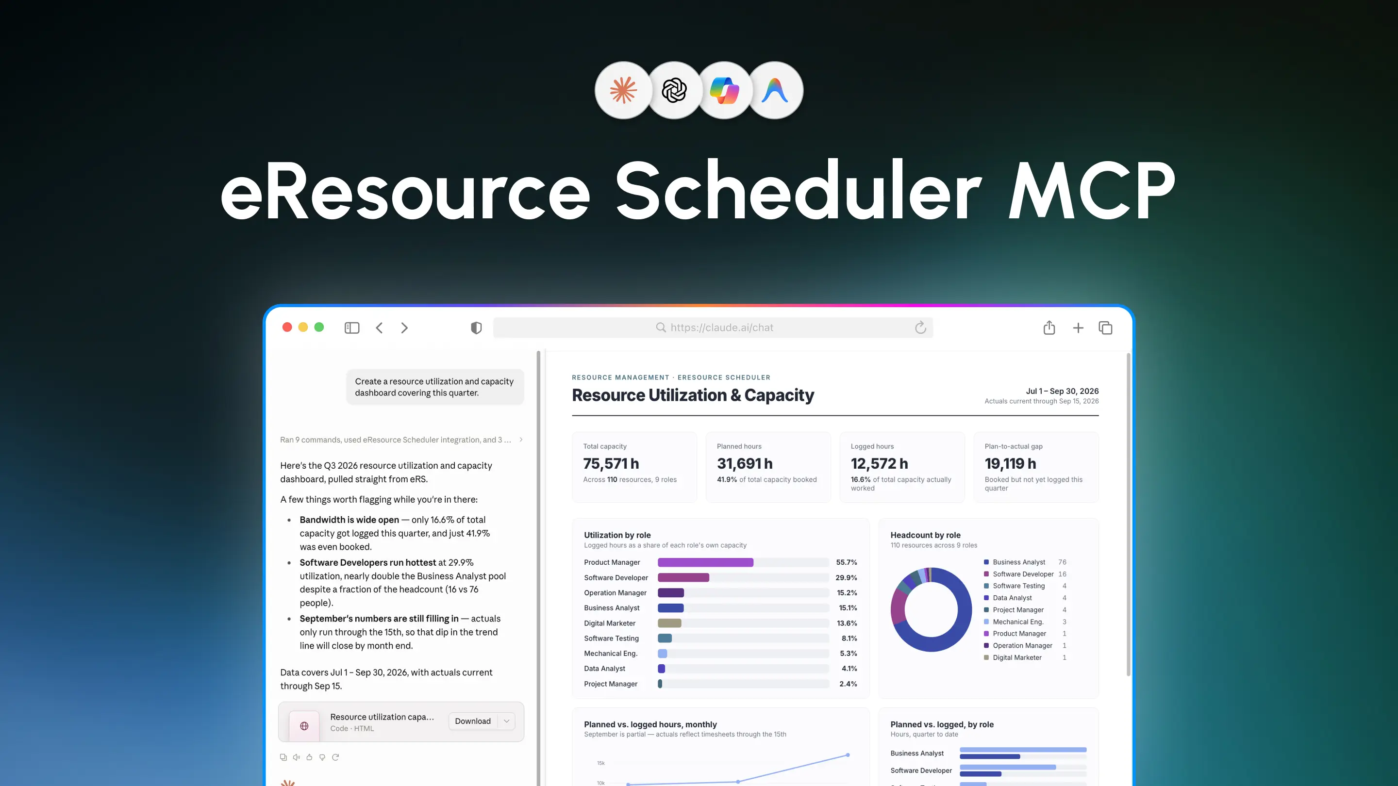 eResource Scheduler MCP | ChatGPT, Claude, Copilot & More